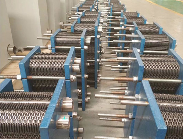 板式換熱器廠(chǎng)區展示